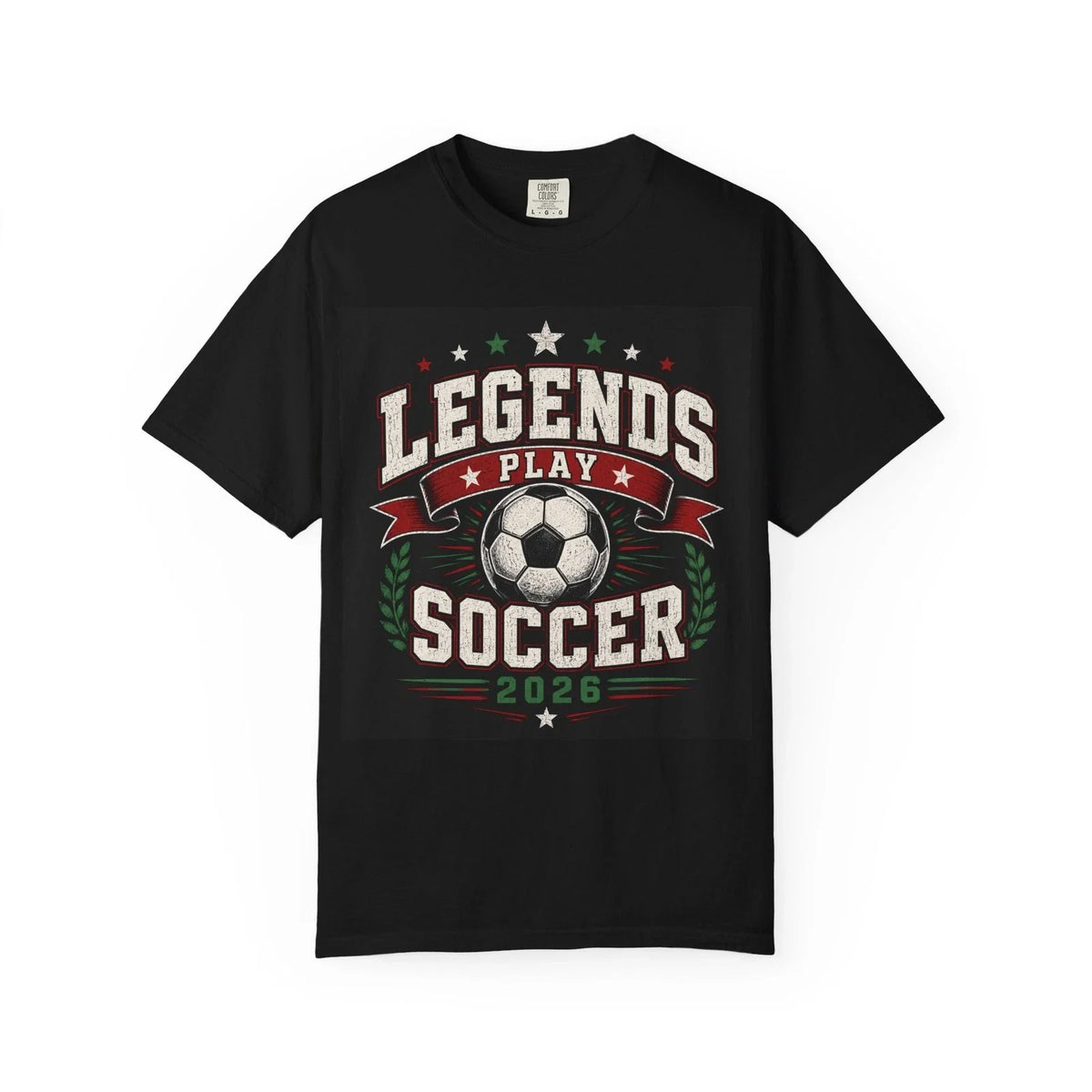Legends Play Soccer 2026 | Vintage Soccer Ball Team Tee Unisex