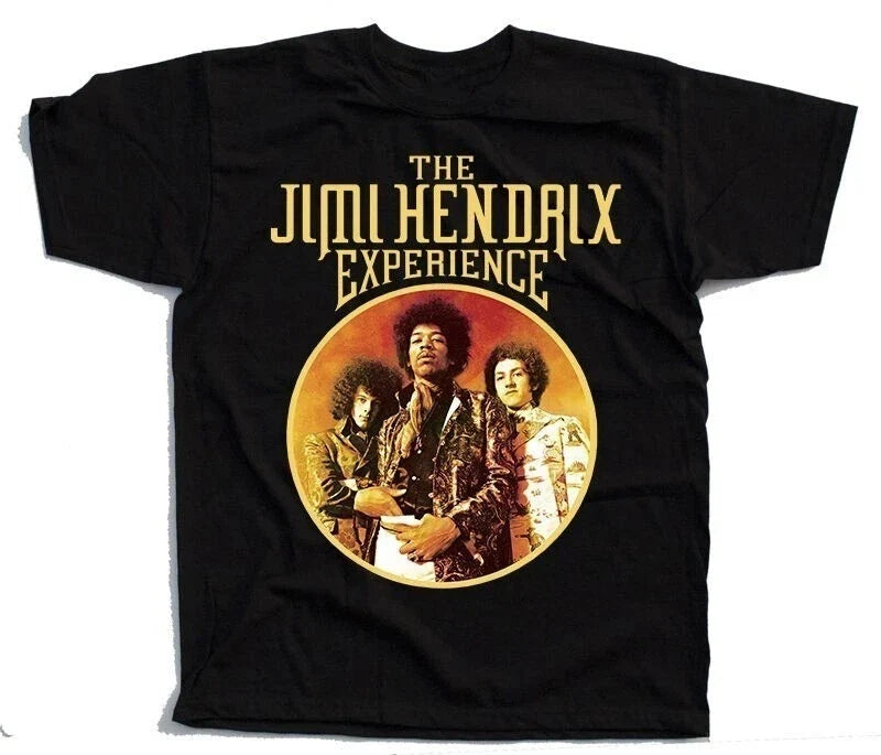 The Jimi Hendrix Experience Black S-5XL Q4736 Unisex