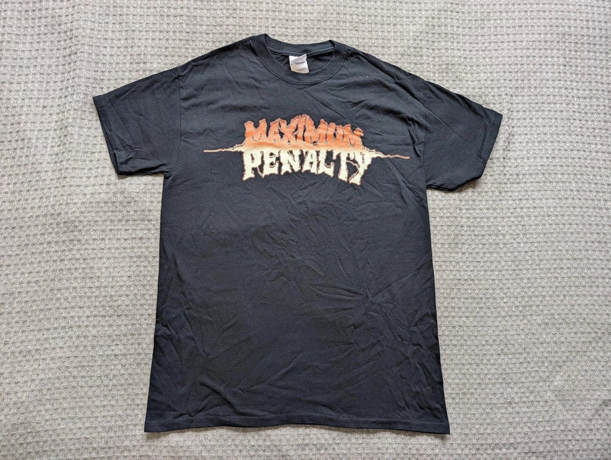 Maximum Penalty Shirt Mens Medium Black Hardcore NYHC Band Graphic Tee Gildan Unisex