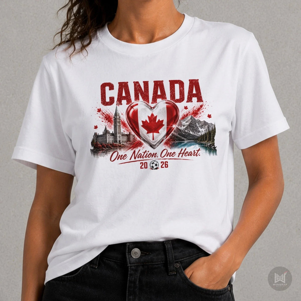 Canada t shirt football 2026 fan flag national soccer top art design tee gift Unisex