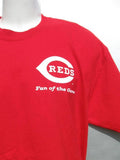 Cincinnati Reds #00 Fan of the Game Cincinnati Bell JERSEY red Men's L Unisex