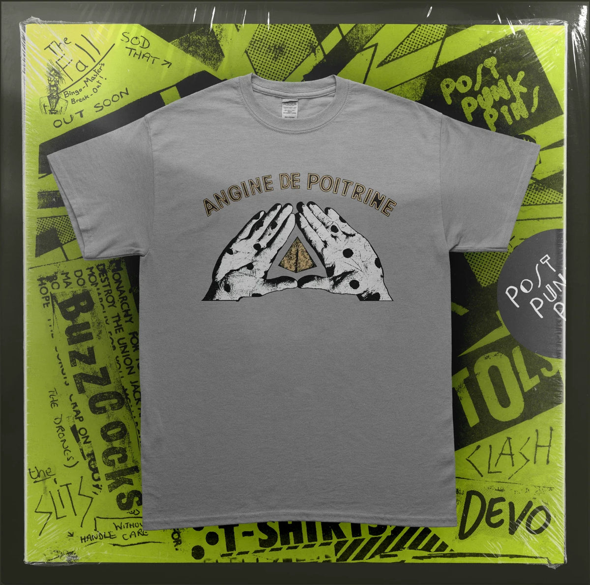 ANGINE DE POITRINE - Sherpa Fabienk Quebec 150GSM Grey Graphic Unisex