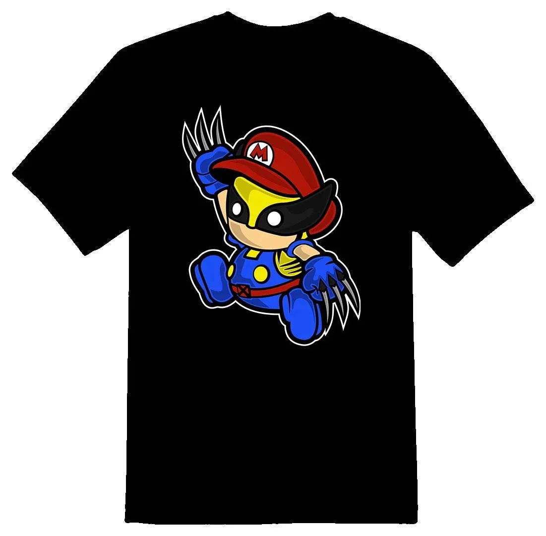 Marvin Wolf comic character Tee shirt black or white Unisex