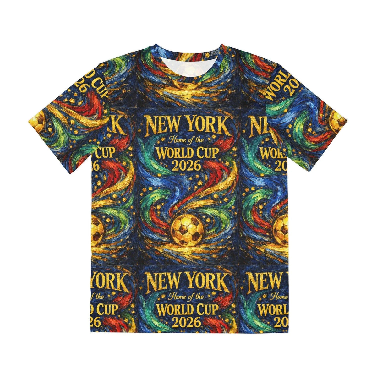 New York World Cup 2026 Soccer Tee | All-Over Print Unisex