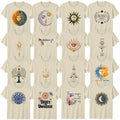 Celestial Adult T-Shirt Spirituality Moon And Stars Astrology Celestial Gift
