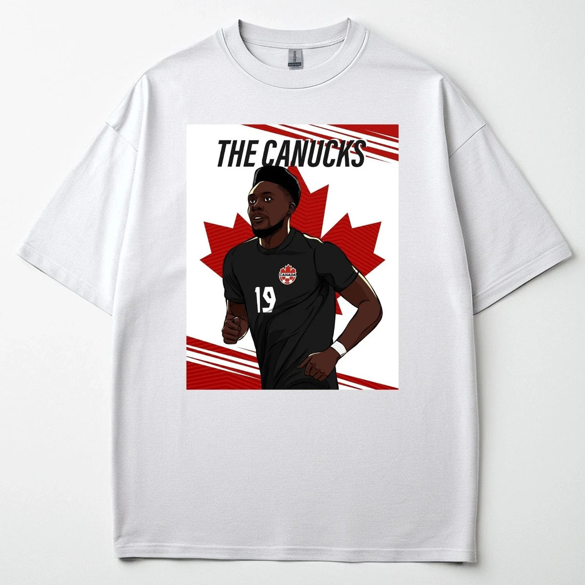 Alphonso Davies Canada Soccer Shirt The Canucks World Cup 2026 Fan Graphic Tee Unisex