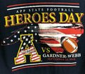 Appalachian State vs Gardner-Webb Heroes Day Medium Football Gameday Shirt 2018 Unisex