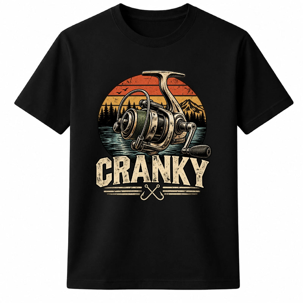 Funny Fishing T Shirt, Cranky Fisherman Shirt, Bass Fishing Gift Funny Shirt