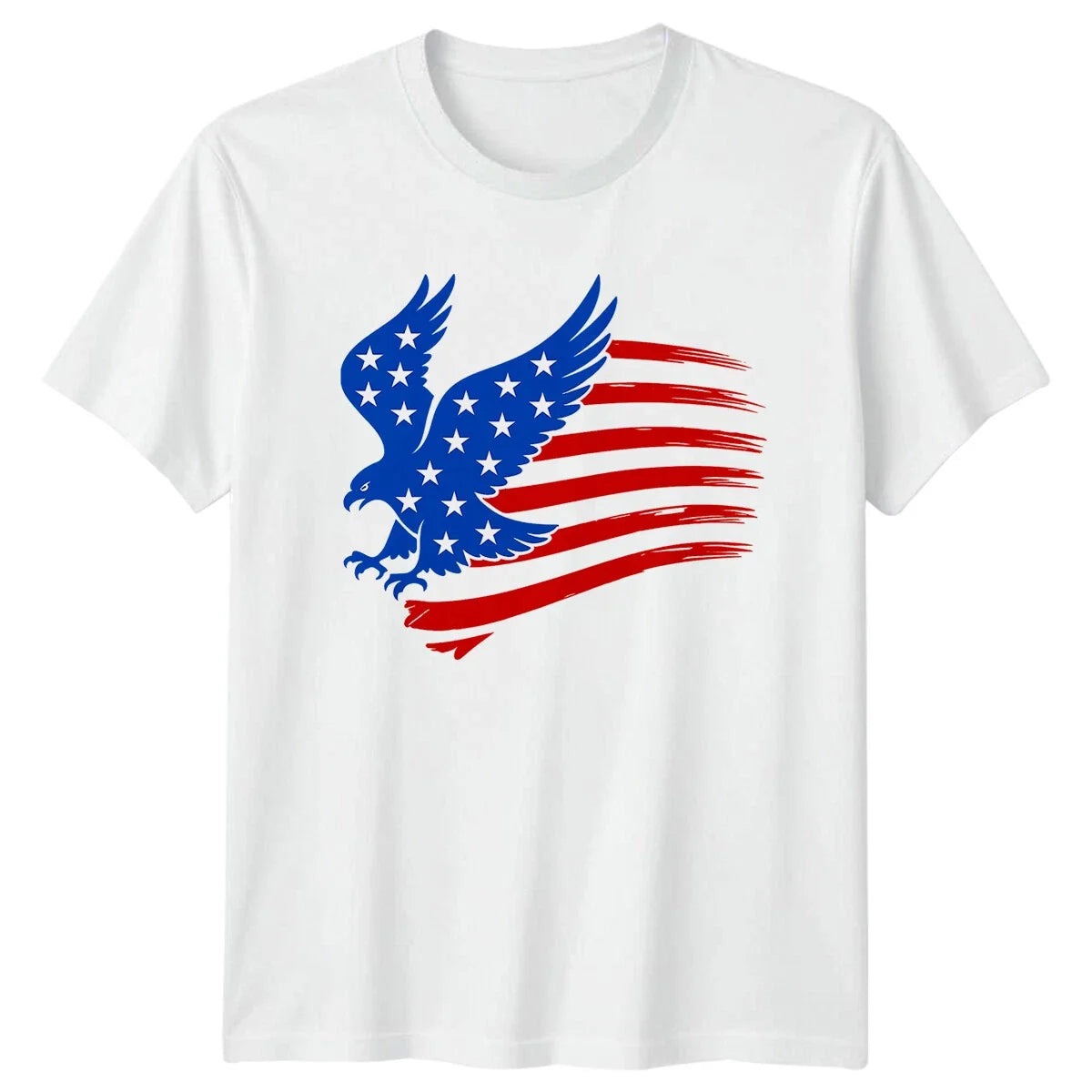 American Eagle Flag USA Patriotic Mens Womens Tee Graphic Unisex Top Unisex