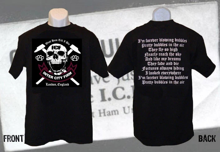ICF INTER CITY FIRM /Jersey West Ham United Casuals Hooligans London UK Unisex