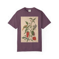 Vintage Chili Pepper Moth Floral Illustration with Insect T-shirt