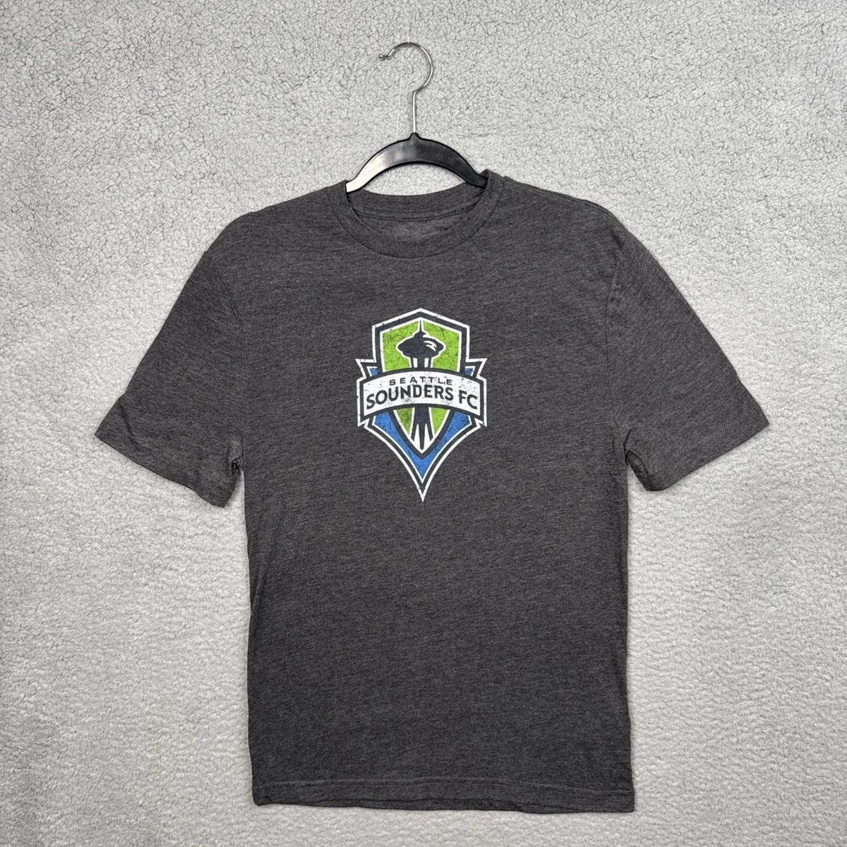Seattle Sounders FC Men's Dark Gray Short Sleeve -Size Small-NWOT Unisex