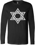 Star Of David Gift Menorah Jewish Shield Hanukkah Judaism Israel T-Shirt