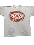 Vintage Old Trafford University T Shirt Double Sided EPL Manchester Unique Unisex