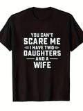 Unique Letter Printed , Men Casual Stylish Daily Wear Short Sleeve Unisex