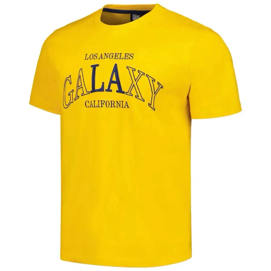 LA Galaxy Men's Heavy Relaxed Fit Tee, Yellow, XL Unisex