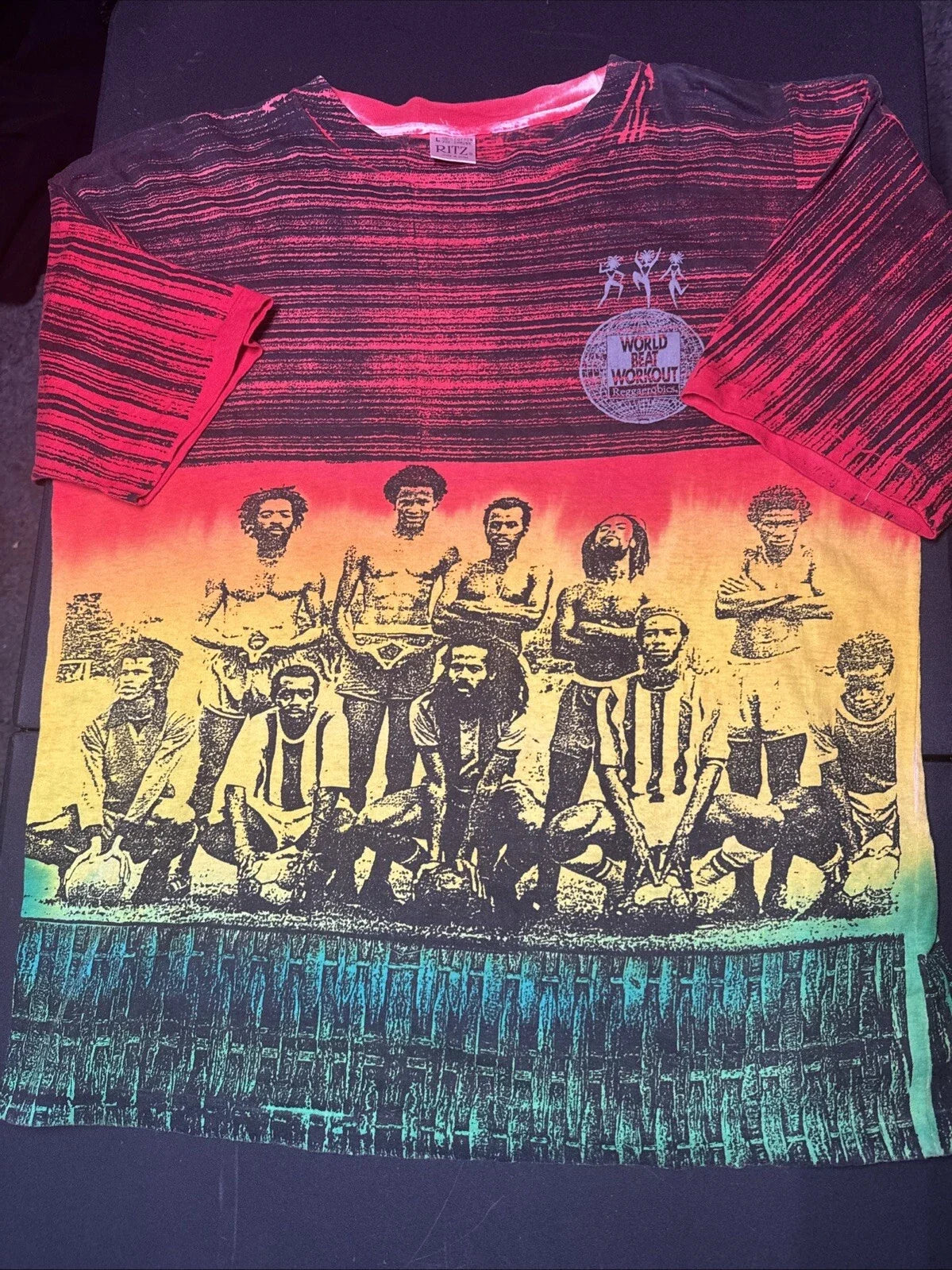 Vintage 80s Overprint Men Admiral Soccer Raggae Unisex