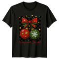 Merry And Bright Christmas Holiday Festive Mens Womens Graphic Tee Shirt