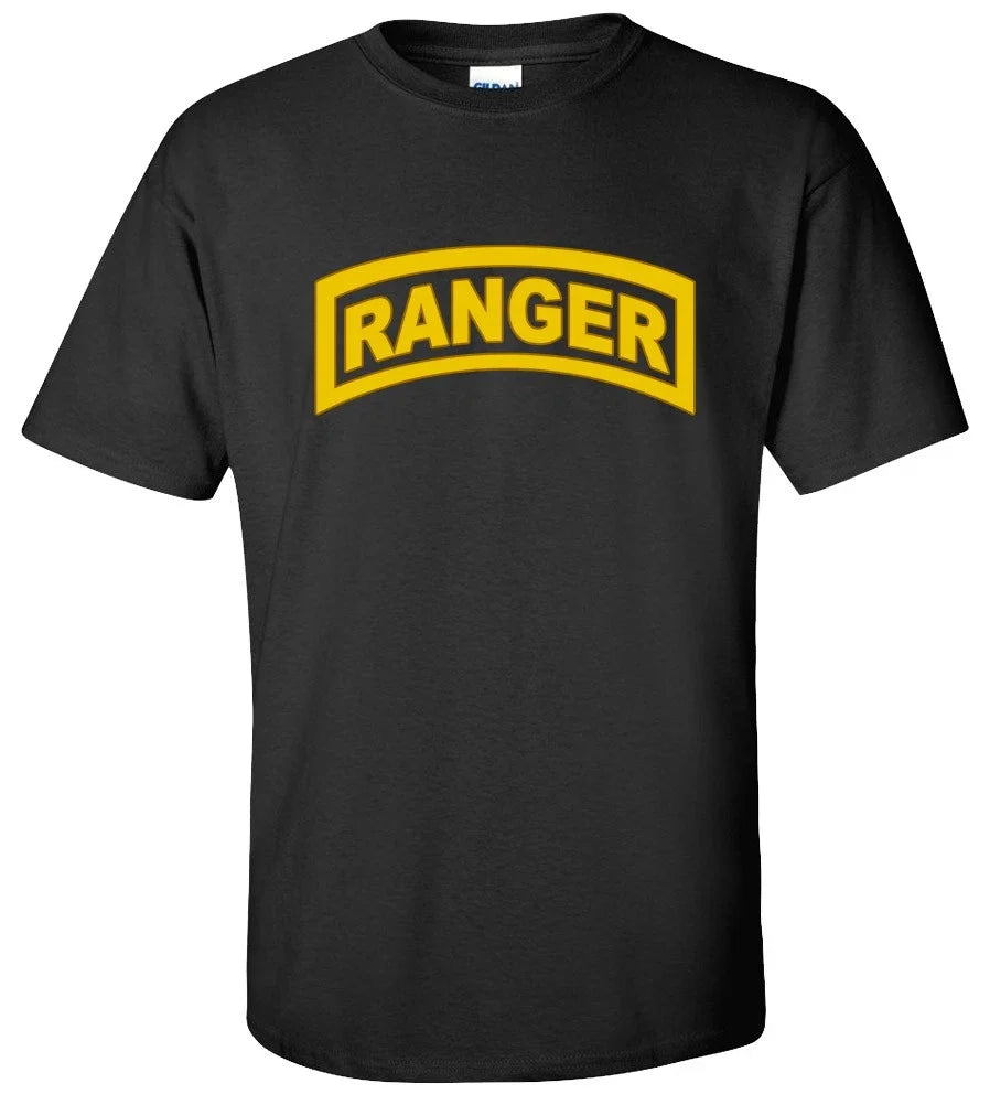 US Army Rangers Premium Cotton Military Veteran Patriotic Tee Gift Unisex
