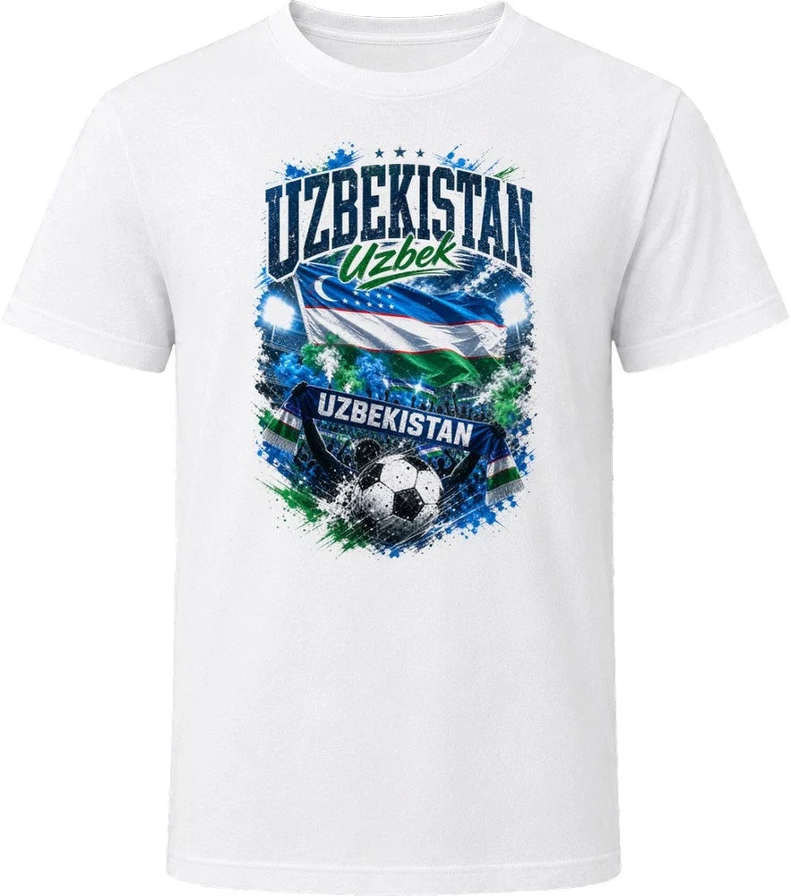 Uzbekistan Uzbek Soccer Football National Supporters T Shirt Unisex