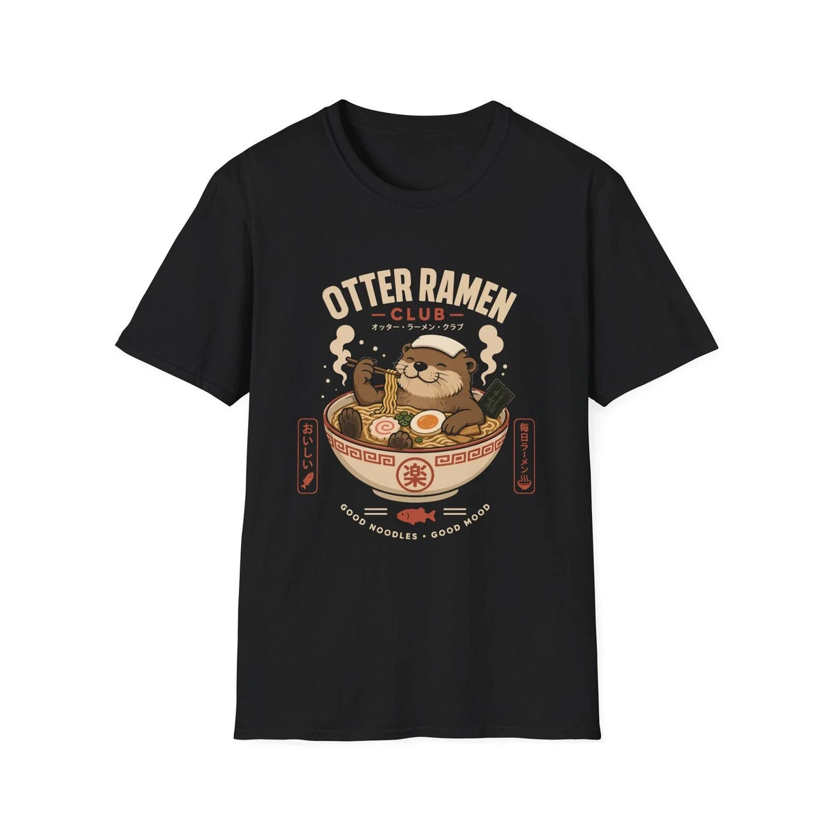 Otter Ramen Club Unisex | Cute Otter Eating Ramen Graphic Unisex
