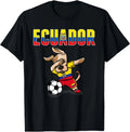 Dabbing Dog Ecuador Soccer Fans Jersey Ecuadorean Football Men Women Girls Unisex