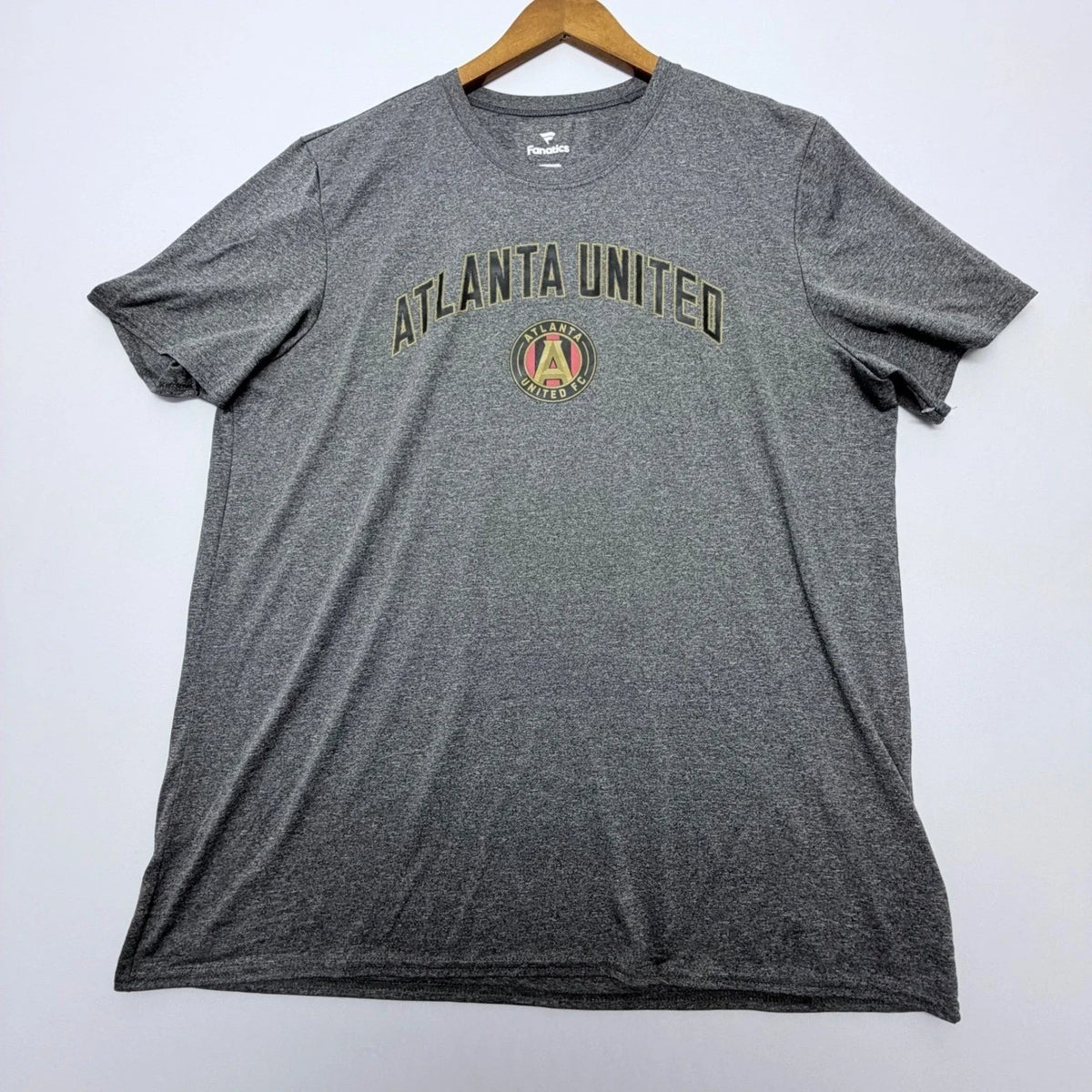 Fanatics Atlanta United FC Mens XL Gray Heather MLS Soccer Graphic Unisex