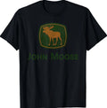 Vintage John Humor Distressed Moose Design T-Shirt