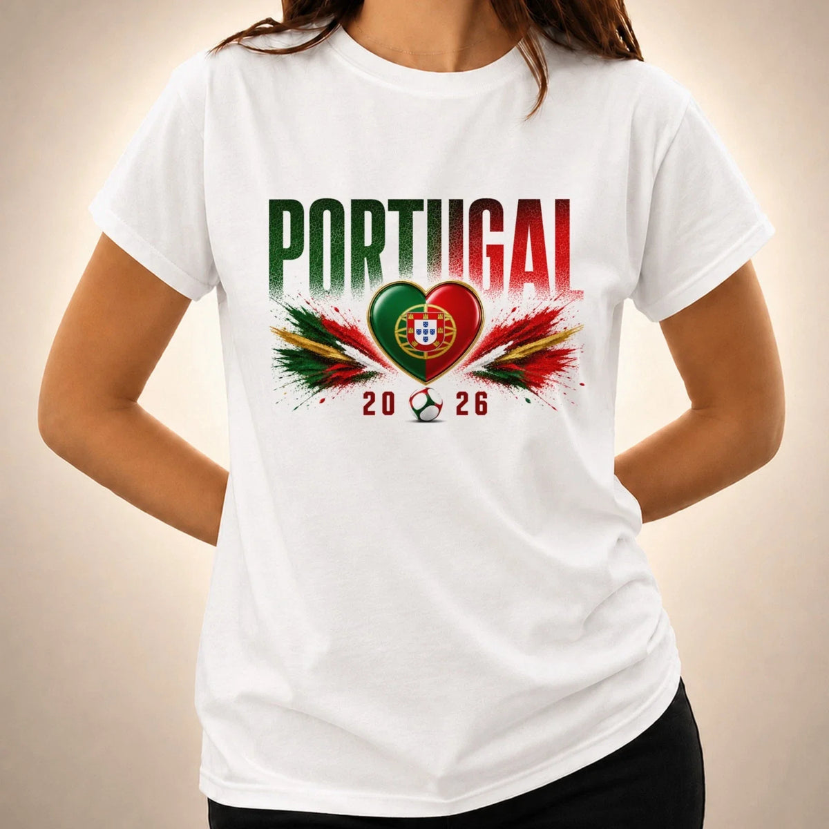 Portugal t shirt flag football 2026 tee gift heart soccer fan top art all sizes Unisex