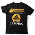 Camping T-Shirt May Spontaneously Talk About Outdoor Adventure Unisex & Kids