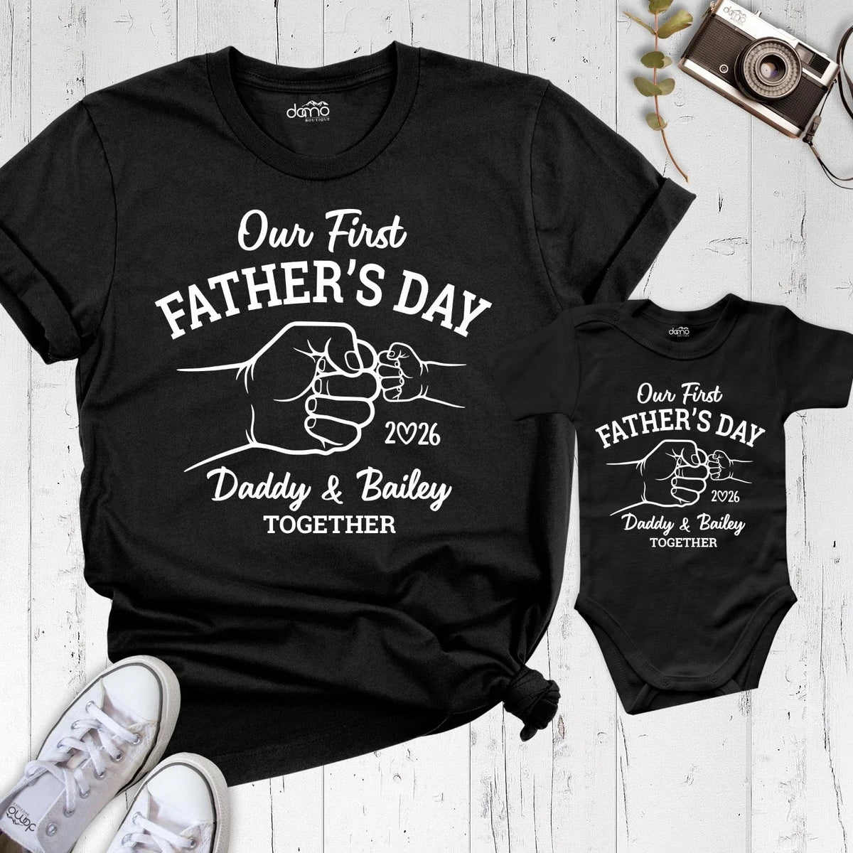 First Fathers Day Shirts, First Father's Day Gifts, Dad and Son Matching Unisex