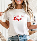 Yes Sir I Can Boogie Vintage - Funny Retro 70s 80s Music Gift Lover Tee Unisex