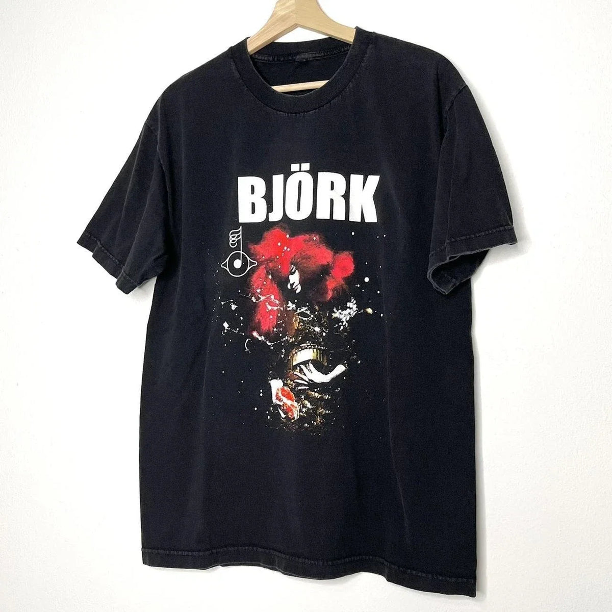 Vintage Bjork Biophilia Album Black Short Sleeve Unisex T shirt Unisex