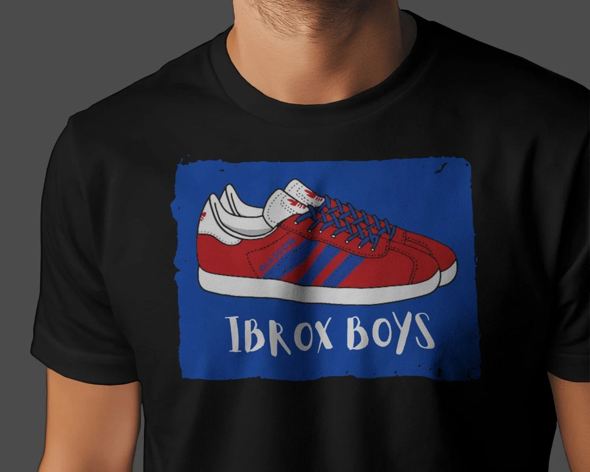 IBROX BOYS Gazelle T Shirt | Glasgow Rangers Hooligans Union Bears Section Red Unisex
