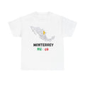 Monterrey Mexico Map Graphic City Pride Soccer Fan Unisex Tee Unisex