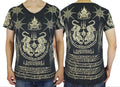WORK Tiger Muay Thai Tattoo Men 5 Lines Rahu Yantra Sak Yant Amulet WK06 Unisex