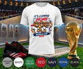 England Football Fan – “It’s Coming Home” Unisex Sports Supporter Tee Unisex