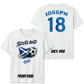 Personalized Custom Name And Number Scotland Football Modern Era Unisex T Shirt Unisex