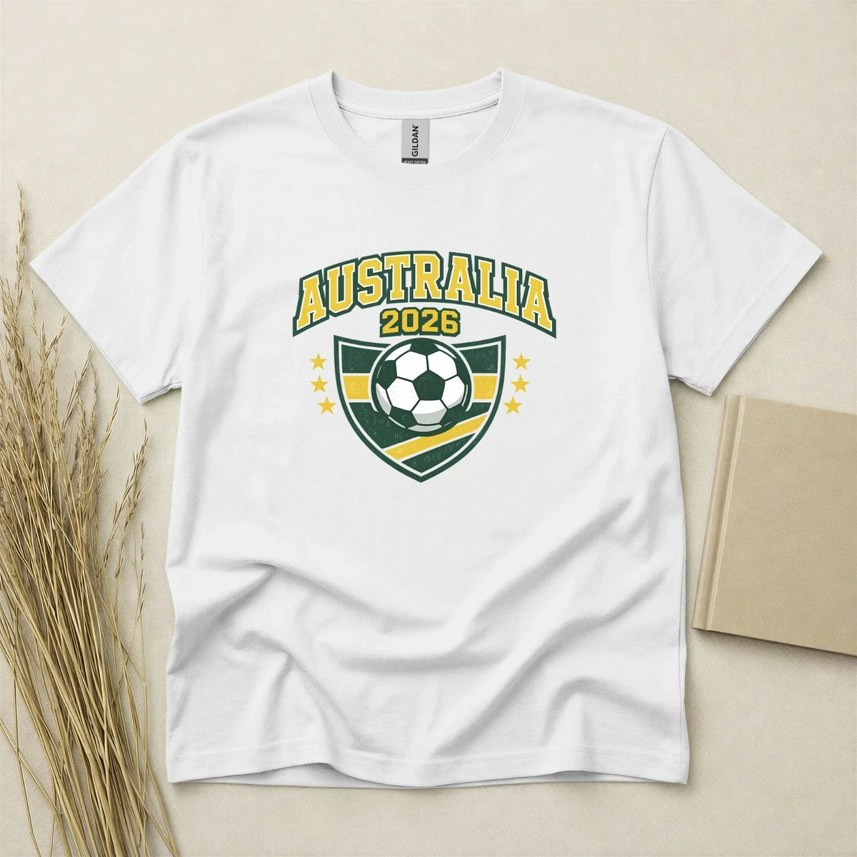 Australia 2026 Football Fan T Shirt Soccer Supporters Gildan Cotton Family Top Unisex