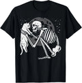 Skeleton Cat Skull Kitty Cute Goth Halloween Men Women Kids T-Shirt