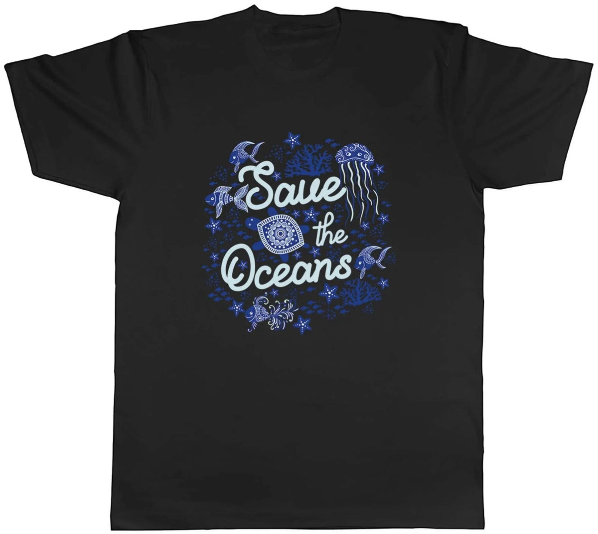 Save The Oceans Earth Day Environment Mens Unisex Tee Gift Unisex