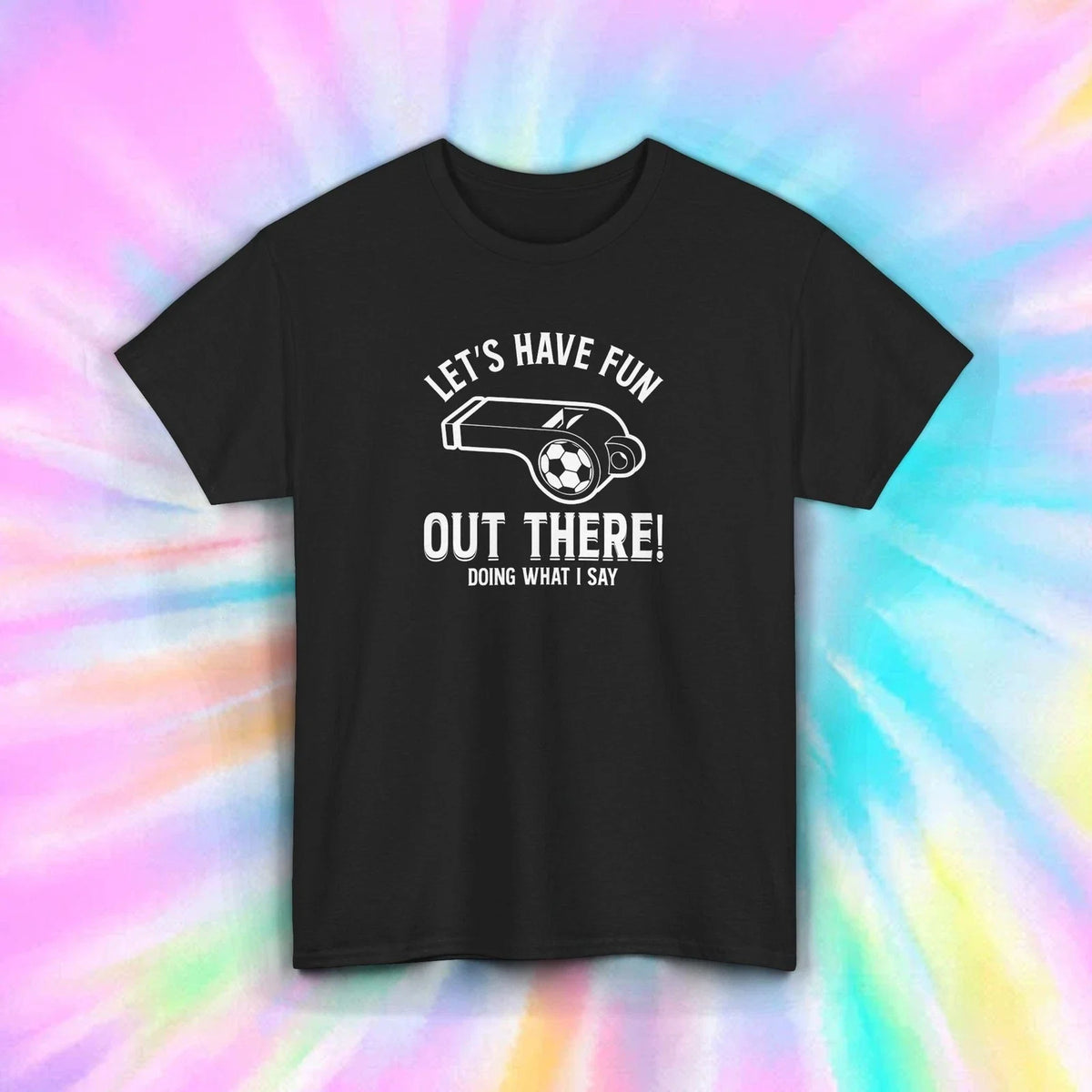 Funny Soccer Coach Shirt | Sports Referee Whistle Coaching Gift Tee S-5XL Unisex