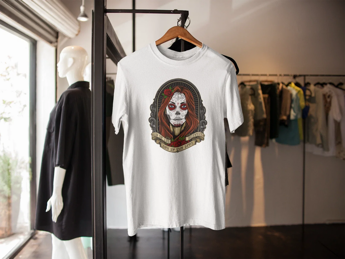 DAY OF THE DEAD SUGAR SKULL INSPIRED T SHIRT DIA DE LOS MEXICAN ADULTS KIDS Unisex