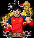 Spain World Cup Football DTF Iron On Heat Transfer Unisex Soccer T shirt Unisex
