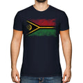 VANUATU DISTRESSED FLAG MENS TOP NI-VANUATU VANUATUAN GIFT SHIRT Unisex