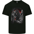 Grim Reaper Biker Gothic Heavy Metal Skull Mens Cotton Tee Top Unisex