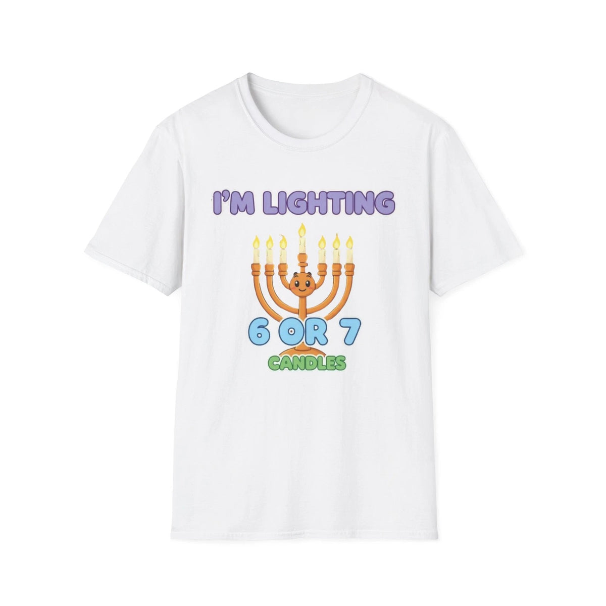 6-7 Hanukkah Menorah Unisex T-Shirt