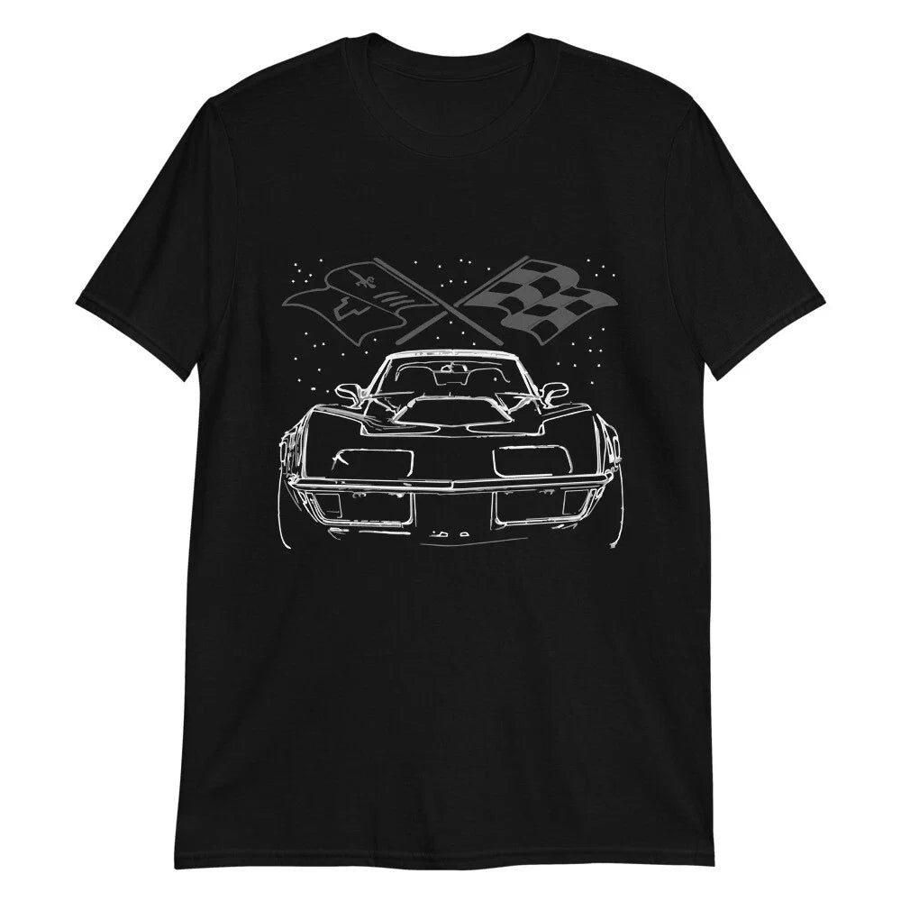 vette C3 Custom Owner Gift Muscle Car Collector Cars Short-Sleeve Unisex