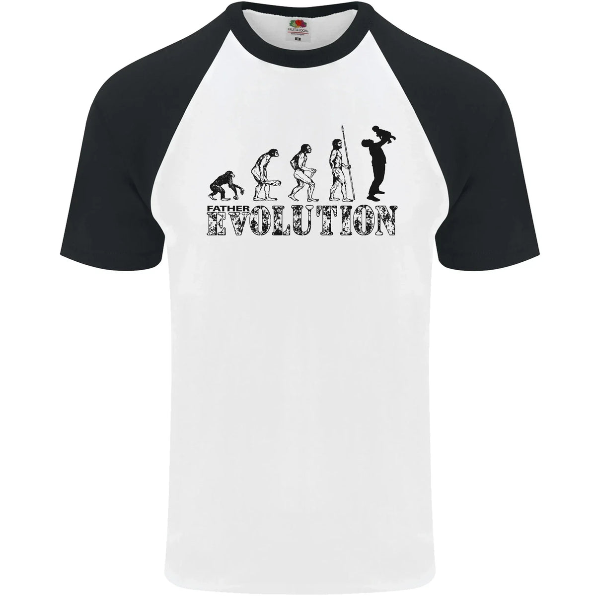 Father And Son Evolution Fathers Day Dad Mens S/S Baseball Unisex