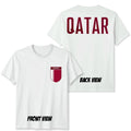 Qatar Football Unisex Kids Country Pride Soccer Tee #WC Unisex